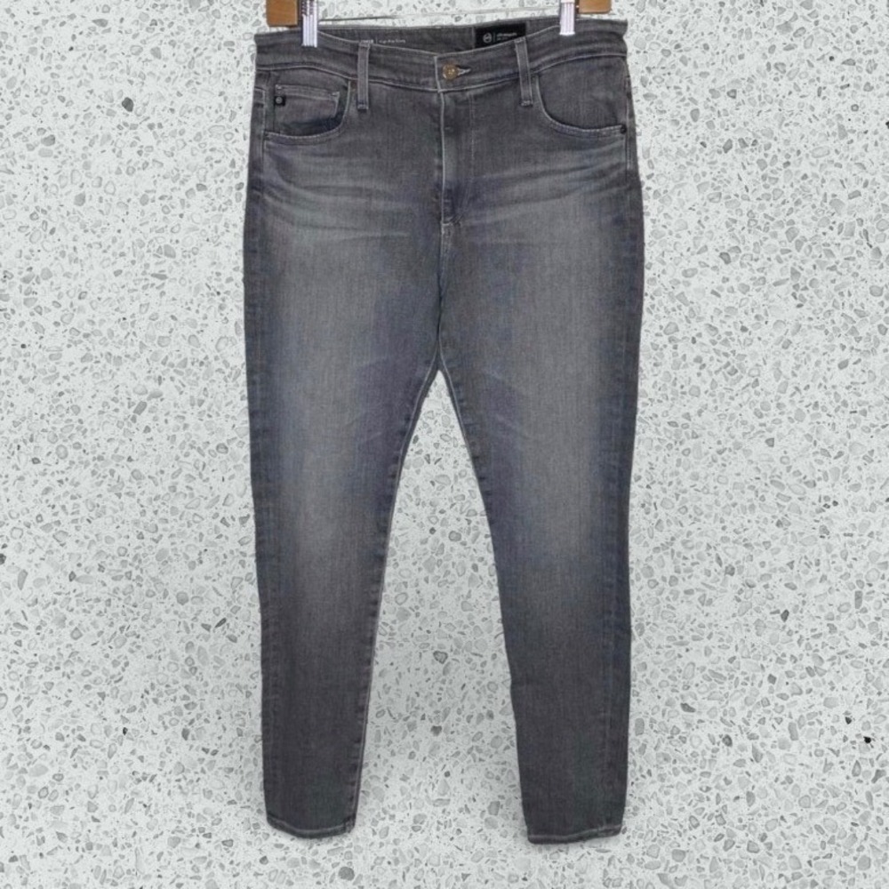AG Adriano Goldschmied Farrah Ankle High Rise Skinny Jeans Unpaved size 30